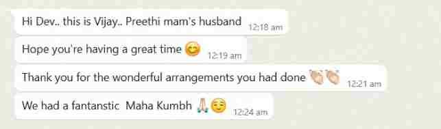 Nagarjuna Travels Customer Testimonial 35